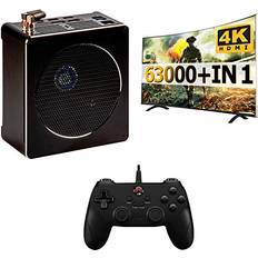 Game Consoles Kinhank Kinhank Super Console X PC Box Retro Game Console & Powerful Mini PC In 1, Build-in 63000 Games,4K Dual Screen Output, Support 3D Games,Support PS1/PS2/PSP/DC/N64/Wii/ SEGA SATURN