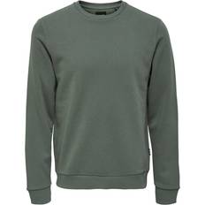 Katoen - Man Kleding Only & Sons Ceres O-Neck Sweatshirt - Grey/Castor Grey