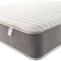 Double Beds - Grey Foam Mattress Aspire Sprung Platinum White Polyether Matress 150x200cm