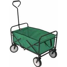 Garden Tools Oypla Heavy Duty Foldable Garden Festival Trolley Folding Cart Wagon Truck Wheelbarrow