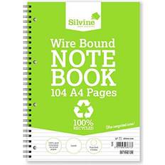 White Notepads Silvine 104 Page A4 Everyday