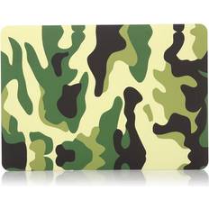 Camouflage Pattern PC Laptop Hard Case Cover Protective Shell Apple Macbook Air 13.3 GREEN COLOR