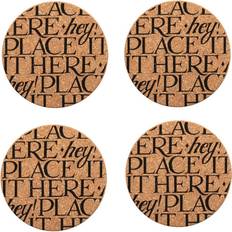 Emma Bridgewater Coasters Emma Bridgewater Black Cork Coaster 4pcs