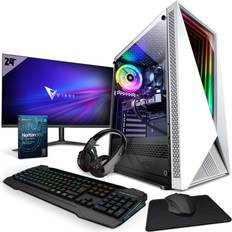 Desktop Computers Vibox III-20 8 Core Intel i7 10700F RX 6500 XT