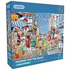 Gibsons Jigsaw Puzzles Gibsons Heading for the Beach Jigsaw Puzzle 1000 Pieces
