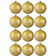 Gold Christmas Tree Ornaments Christmas Tree World 8cm/12 Hand Painted Shatterproof 21 Christmas Tree Ornament