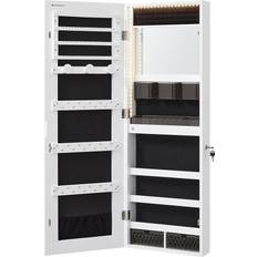 Glasses - White Storage Cabinets Songmics Armoire Organizer White Storage Cabinet 14.8x42.5"