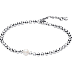 Pandora Bracelets Pandora Treated & Beads Bracelet - Silver/Pearl/Transparent