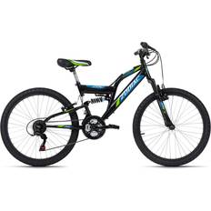 24" - Enfant Vélos enfants KS Cycling Zodiac 24" - Black/Green Kids Bike