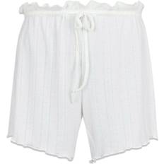 Neo Noir Vaatteet Neo Noir Merritt Pointelle Shorts - White