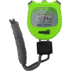 Stop Watches Marathon ADANAC 3000 Commercial Grade Digital Stopwatch Timer Neon Green