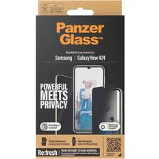 PanzerGlass Samsung Galaxy A25 Ultra-Wide Fit Privacy EasyAligner Skärmskydd 9H