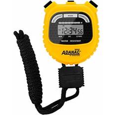 Stop Watches Marathon Adanac 3000 Digital Sports Stopwatch Timer with Extra Large Display and Buttons, Water Resistant- Yellow