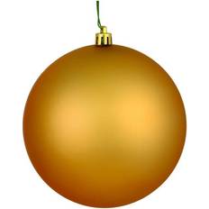 Drop Ship Baskets 6 Copper & Gold Matte Ball with UV Drilled Christmas Tree Ornament