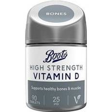 Boots High Strength Vitamin D 25 Food Supplement 90
