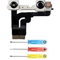 Camera Module Replacements Mmobiel Front Facing Camera Compatible with iPhone 12 Pro Max 2020 12 MP Selfie Camera Flex Cable Replacement Front Camera Incl. Screwdrivers