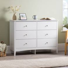 Christow Ilsington White 6 Chest of Drawer