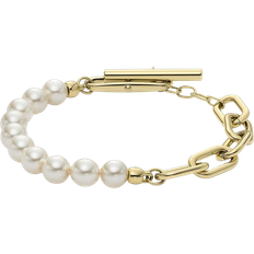 Fossil Heritage Bracelet - Gold/Pearls