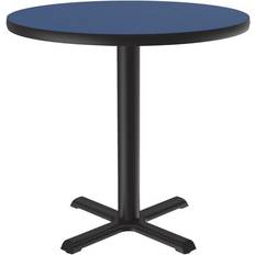 Blue Coffee Tables Correll Round Breakroom Blue Coffee Table 42"