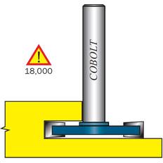 Cobolt Elverktygstillbehör Cobolt 213-020 Skivnotfräs L=2 mm D=36