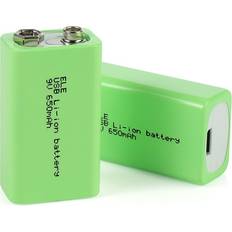 650 mah mikro usb 9 volt li-ion oppladbart batteri 6 f 22 9v li ion litiumbatteri til rc helikopter modell mikrofon leketøy