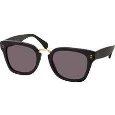 Positano Sunglasses Matte Black Gold Grey