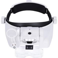Magnifiers & Loupes Torribaly USB Rechargeable Magnifier Headband Magnifier With Illumination 3 LED Magnifier Lamp 1X 1.5X 2X 2.5X 3.5X 8X Magnifying Glass