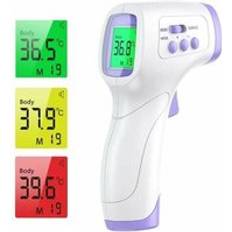 Fever Thermometers AlwaysH Adult Forehead Thermometer Infrared Thermometer with Fever Alert 2 in 1 Non-contact Forehead Thermometer with Memory Function, lcd Display Alwaysh