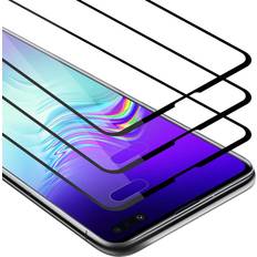 Pellicole Protettive Cadorabo 3x Tempered Glass for Samsung Galaxy S10 5G Protection Display Saver Screen Protection Protective Film