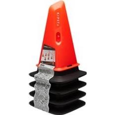 KIPSTA 30cm Weighted Training Cones 4-pack Modular Orange