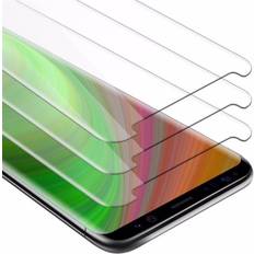 Samsung Galaxy S8 Screen Protectors Cadorabo 3x Tempered Glass for Samsung Galaxy S8 Protection Film Display Saver Protective Film