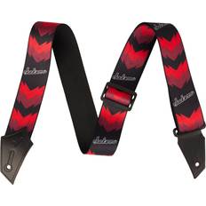 Jackson Gurt mit Doppel V Pattern Schwarz/Rot