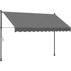 Acier Auvents de Terrasse vidaXL Retractable Awning 300x150cm