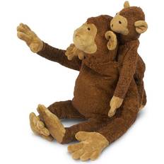 Apor Mjukisdjur Senger Liten Apa Cuddly Mjukdjur Värmekudde 44 cm