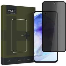 MTP Products Samsung Galaxy A35/A55 Hofi Anti Spy Privacy Härdat Glas Skärmskydd 9H Svart Kant