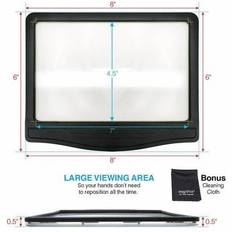 MagniPros 3X Large Ultra Bright LED Page Magnifier