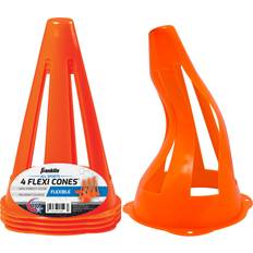 Marker Cones Franklin Sports Plastic Soccer Cones Mini Cones for Drills Practice Flexible Orange Goal Cones for Training Games 9 Inches