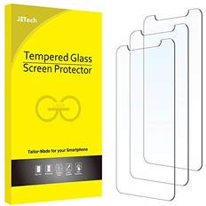 JeTech Screen Protector for iPhone 6.7-Inch 12 Pro Max Tempered Glass Film, 3-Pack