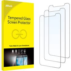 JeTech Screen Protector for iPhone 11 and iPhone XR, 6.1-Inch, Tempered Glass Film, 3-Pack