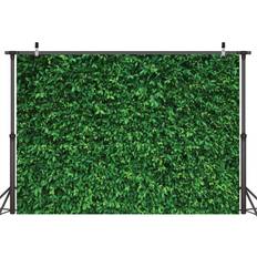 LYWYGG 6X4FT Green Leaves Photography Backdrops Mmicrofiber Nature Backdrop Birthday Background for Birthday Party Seamless Photo Booth Prop Backdrop CP-87-0604