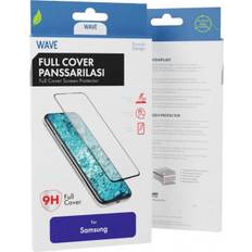 Wave Full Cover 3D -panssarilasi, Samsung Galaxy A33 musta (1Stück, Galaxy A33 5G) Smartphone Schutzfolie