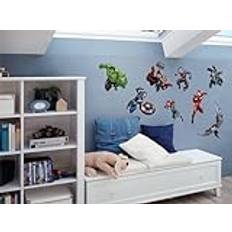 Avengers Crew Self-Adhesive Vinyl Foil Wall Stickers Pack 8