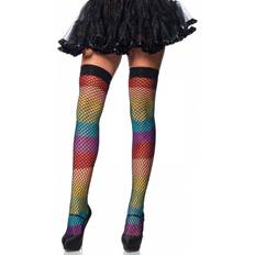 Elastane/Lycra/Spandex Calze autoreggenti Leg Avenue Halterlose Regenbogen Strümpfe