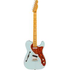 Fender American Professional II Telecaster Thinline MN Transparent Daphne Blue with Case