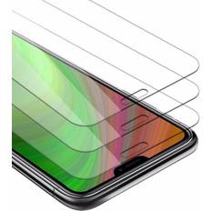 Apple iPhone 12 Pro Screen Protectors Cadorabo 3x Tempered Glass for Apple iPhone 12 iPhone 12 Pro 6,1" inch Protection Film Display Saver Protective Film