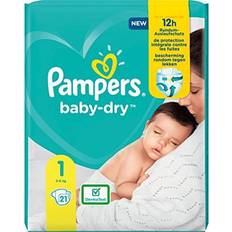 Pampers 2 blöjor Pampers Baby Dry Size 1 2-5kg, 21pcs