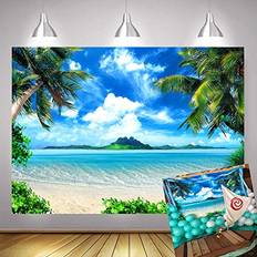 Art Studio Art Studio 9x6ft Hawaii Sea Beach Photography Backdrops Ocean Photo Booth Wedding Party Decoration Background Birthday Studio Props Vinyl