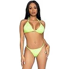 M Bikiniset Leg Avenue Domino Bikini Set Lime