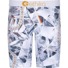 Silver Men's Underwear Ethika Diamond Camo Staple Boxer Briefs