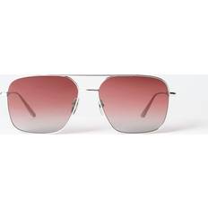 Chimi Pilot Solglasögon Chimi Aviator Frosted Red - Medium